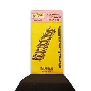 Model Railroad Train Tracks Atlas 1/3-18" Radius Track #35